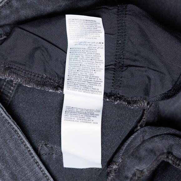 Old Navy High Rise WOW Straight Dark Gray Denim Jeans Womens Size 8 - Picture 13 of 16